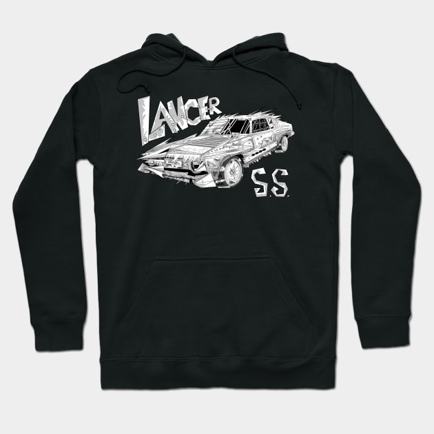 Lancer S.S. lettered Hoodie by paintchips